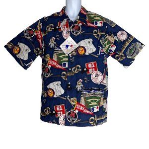 NWT Reyn Spooner MLB NY Yankees Stadium Bronx Bombers World Series Shirt XXL